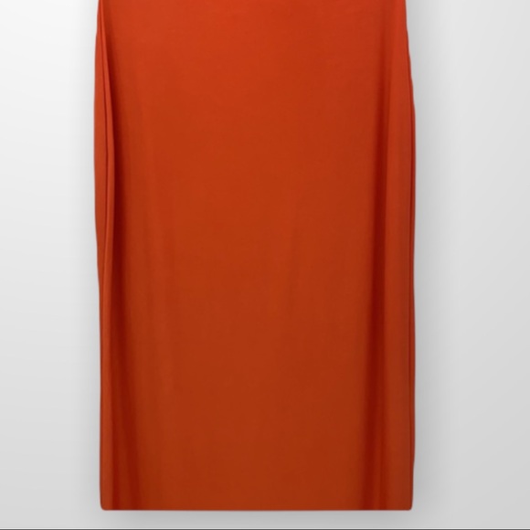 MISSGUIDED Strapless Bodycon Bandeau Dress Bright Orange Size 6 - Picture 6 of 13